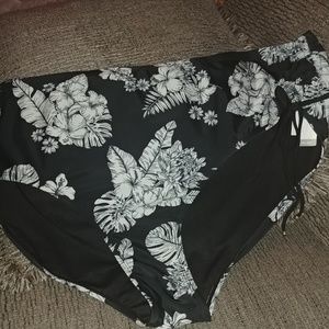 3x mid rise full coverage bikini bottoms